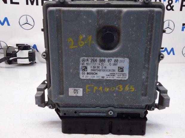 MERCEDES A-CLASS 2012 ENGINE  ECU CONTROL MODULE A2649000700 FM00365