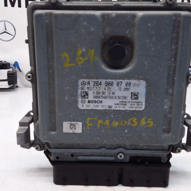 MERCEDES A-CLASS 2012 ENGINE  ECU CONTROL MODULE A2649000700 FM00365