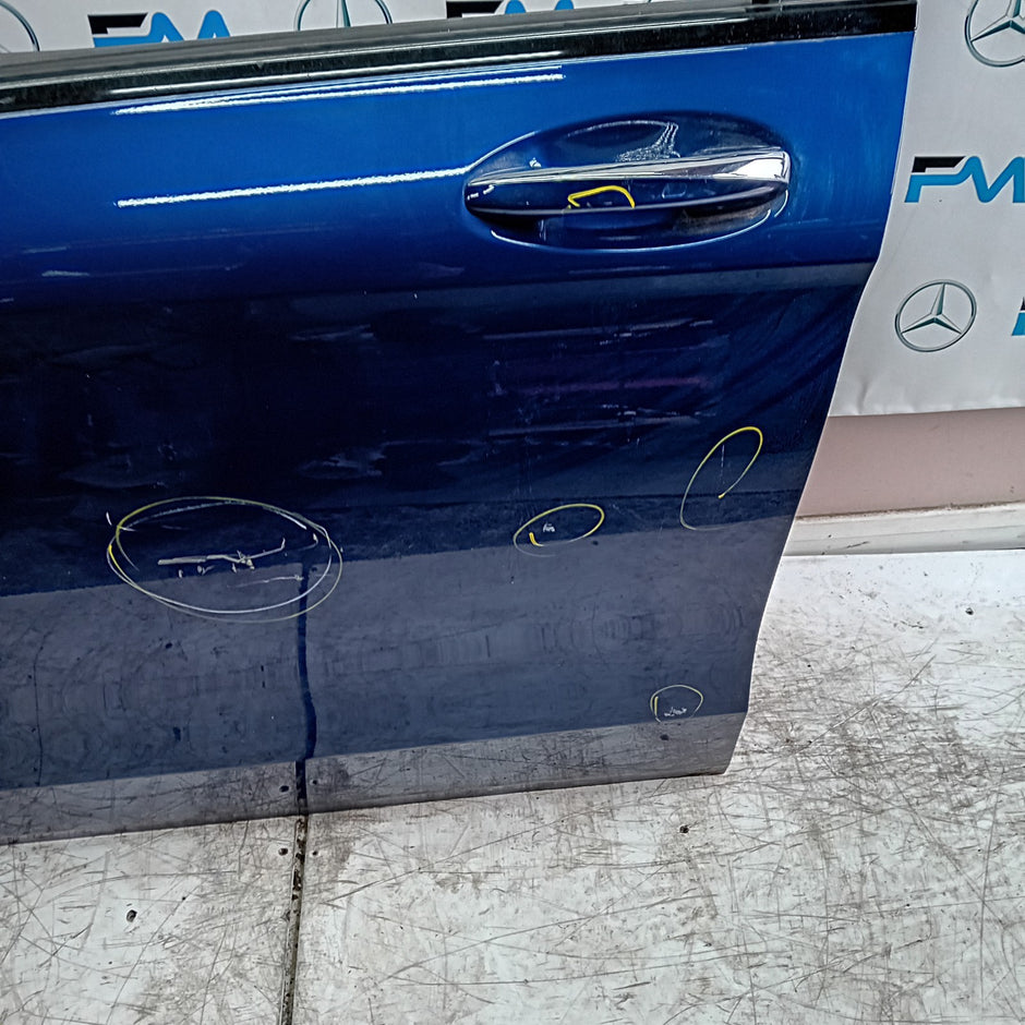 MERCEDES BENZ GLC X253 PASSENGER FRONT DOOR NSF BLUE 2016 ON COMPLETE FMD264