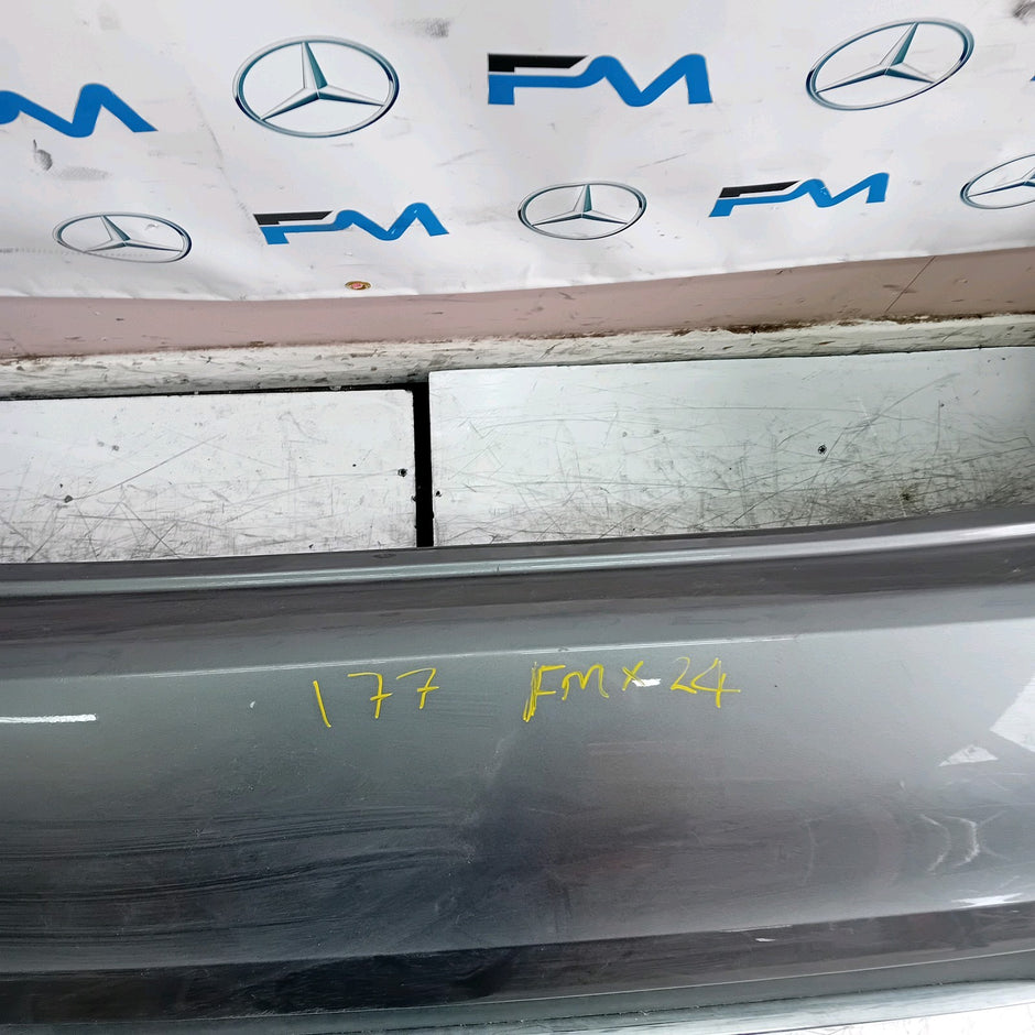 MERCEDES BENZ  A-CLASS W177 REAR BUMPER 2018 A1778800500 GREY COMPLETE FMX24