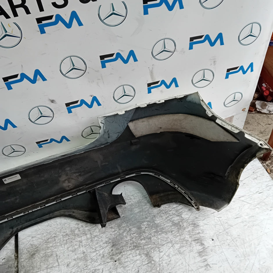 MERCEDES BENZ A-CLASS W176 REAR BUMPER 2012-18 A1768850125 WHITE FMX31