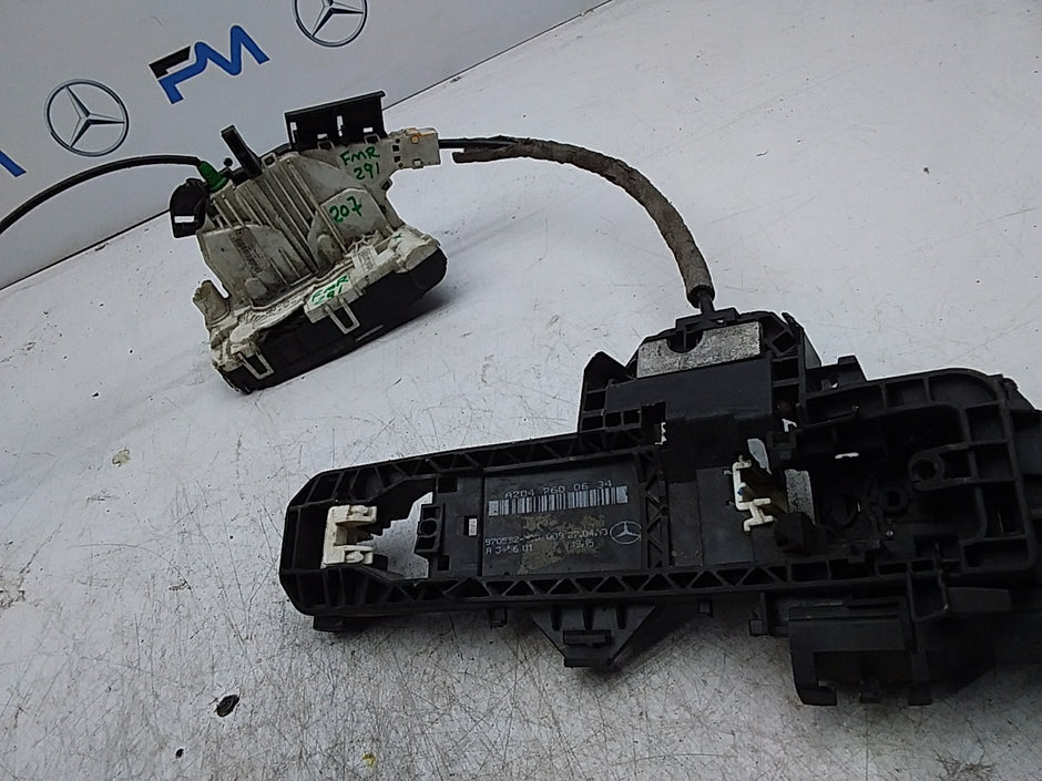 MERCEDES E-CLS C207 COUPE DRIVER FRONT DOOR LOCK MECHANISM  A2077601440 FMR291
