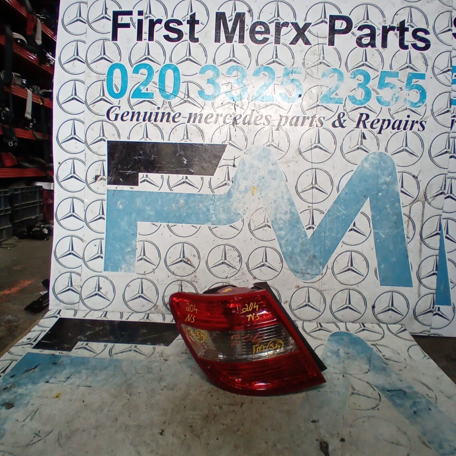 MERCEDES BENZ C-CLASS ESTATE S204 REAR PASSENGER SIDE TAIL LIGHT A2048203564