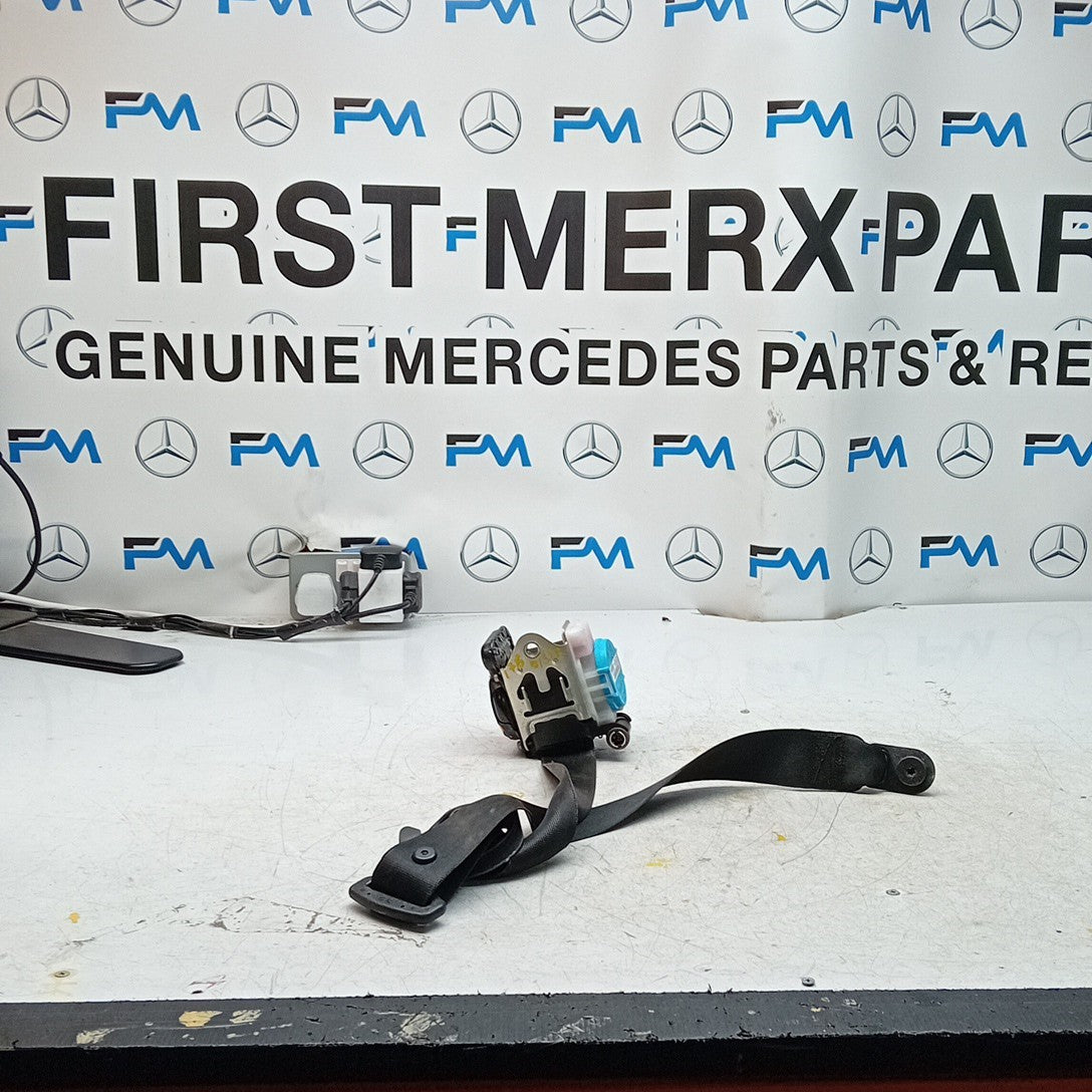 MERCEDES BENZ  A-CLASS W176 SEAT BELT REAR DRIVER A1768602285 BLACK FM001238