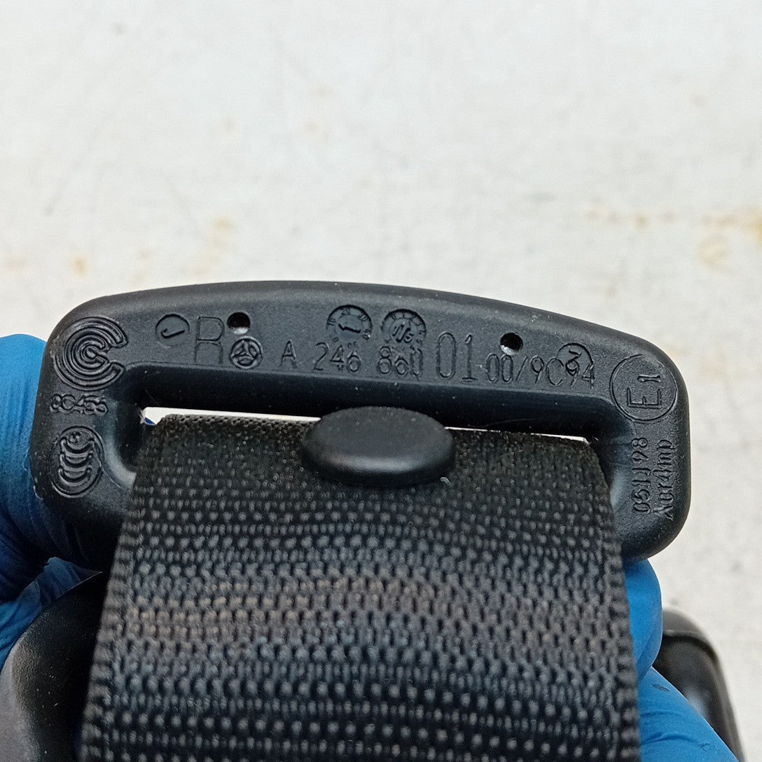 Mercedes Benz B-CLASS W246 SEAT BELT REAR DRIVER A2468600100 BLACK FM001237