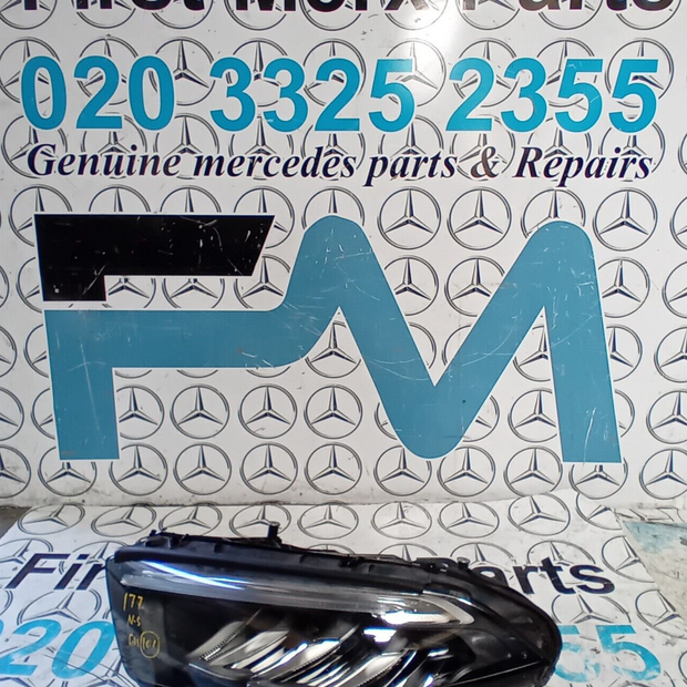 23 MERCEDES A CLASS W177 HEADLIGHT LED N/S COMPLETE FACELIFT A1779062306 FMH101