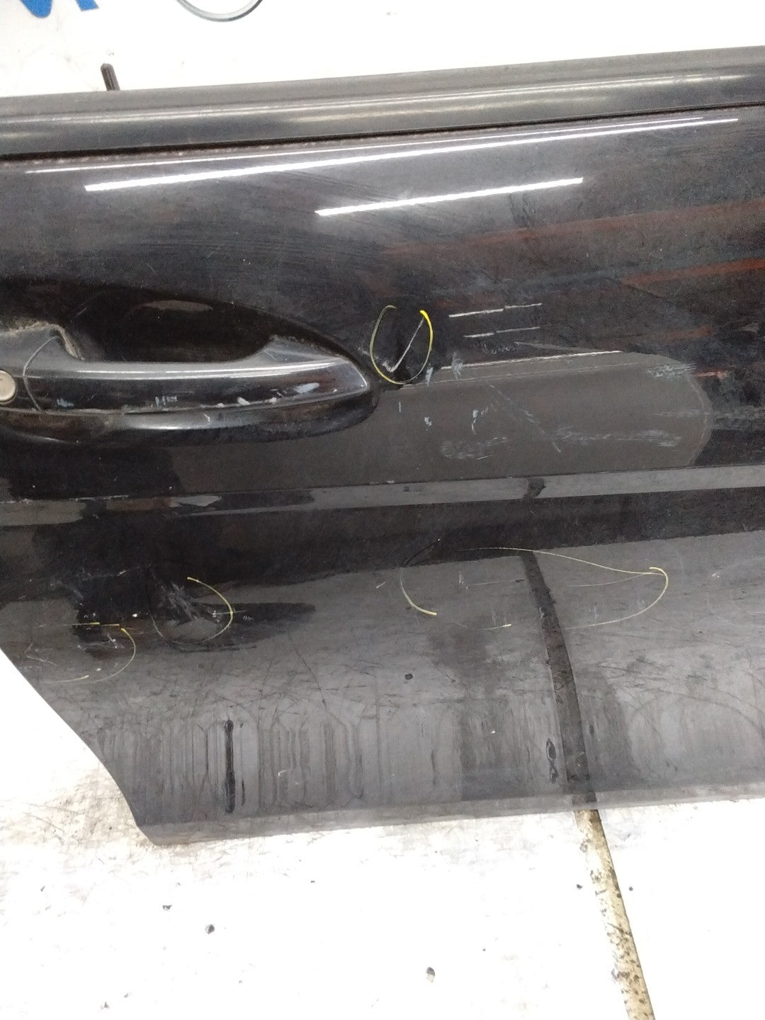 MERCEDES BENZ  C-CLASS W204 DRIVER FRONT DOOR OSF BLACK 2008-14  FMD581