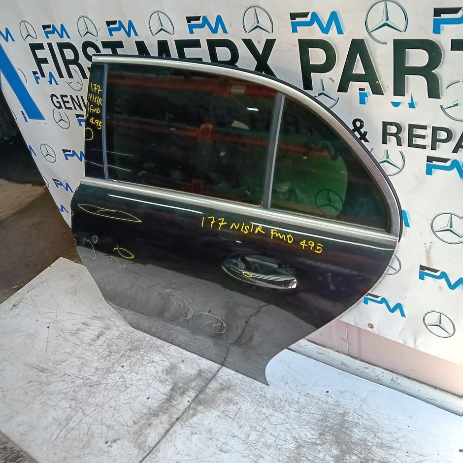 MEECEDES A-CLASS W177 PASSENGER REAR DOOR NSR 2019 BLACK FMD495