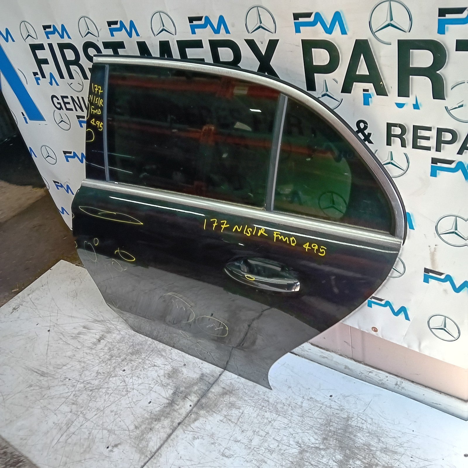 MEECEDES A-CLASS W177 PASSENGER REAR DOOR NSR 2019 BLACK FMD495