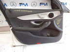 MERCEDES BENZ C-CLASS W205 PASSENGER SIDE FRONT DOOR N/S/F COMPLETE WHITE FMD85