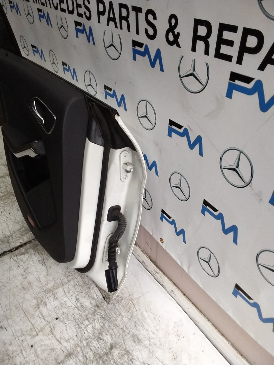 MERCEDES CLA W117 PASSENGER REAR DOOR NSR WHITE 2013-19 COMPLETE FMD300