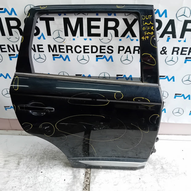 MITSUBISHI OUTLANDER MK3 DRIVER SIDE REAR DOOR OSR 2013 BLACK FMD419