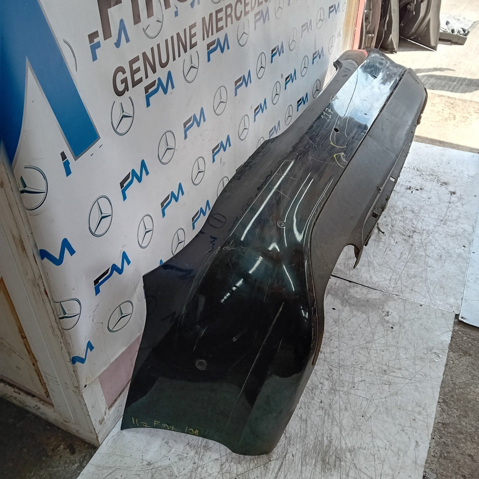 MERCEDES BENZ CLA W117 REAR BUMPER SE SPORT BLACK 2014 A1178850325 FMX138