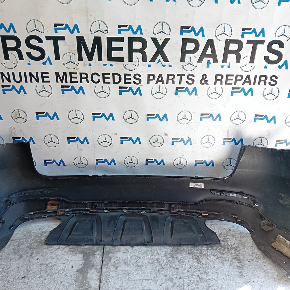 MERCEDES BENZ GLC W253 REAR BUMPER A2538850200 2016 BLACK FMX154
