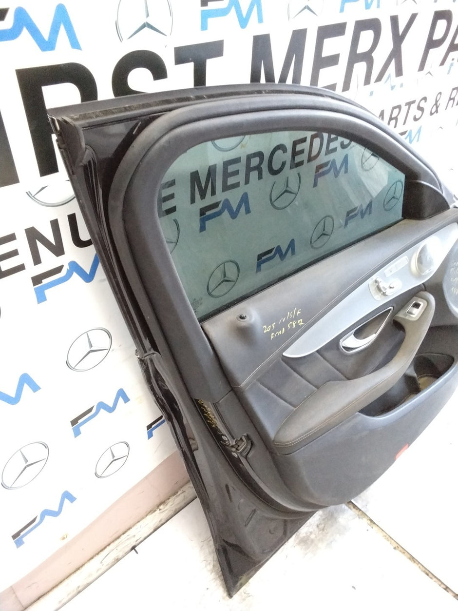 MERCEDES BENZ C-CLS W205 SLN PASSENGER FRONT DOOR NSF SILVER 2014-21  FMD587