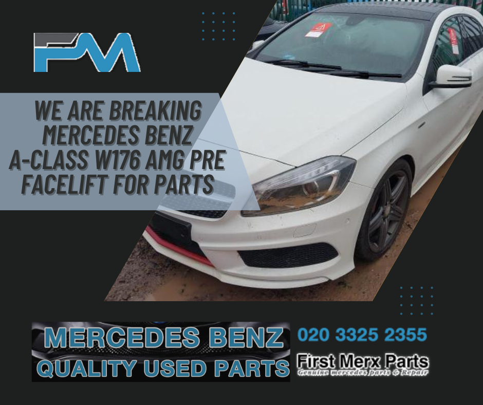 MERCEDES A-CLASS W176 AMG PFL- BREAKING / FRONT & REAR BUMPER  AND WINGS