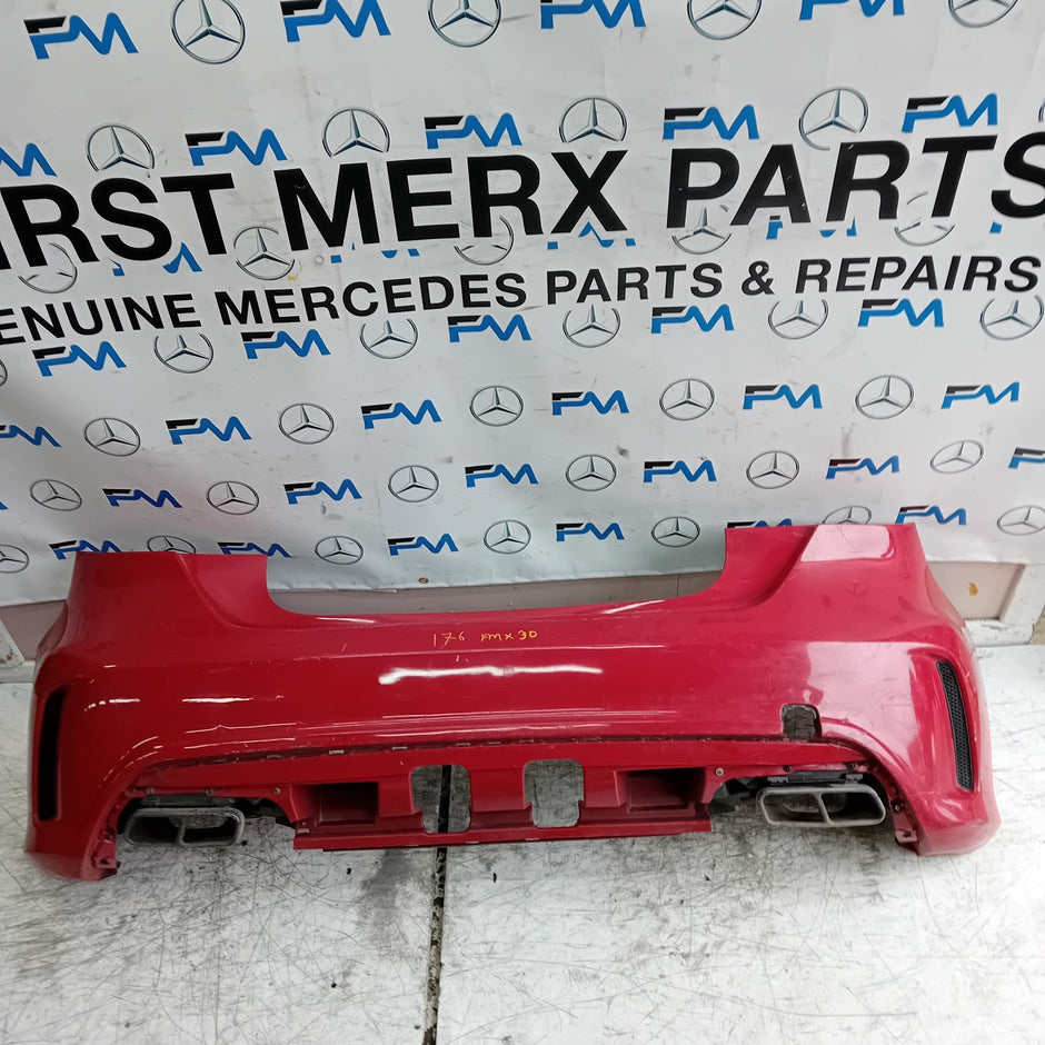 MERCEDES BENZ A-CLASS W176 REAR BUMPER 2012-18 A1768852625 RED FMX30