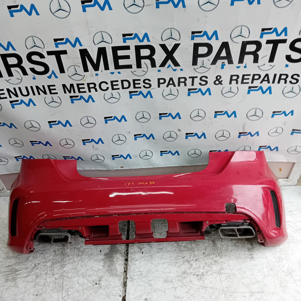 MERCEDES BENZ A-CLASS W176 REAR BUMPER 2012-18 A1768852625 RED FMX30