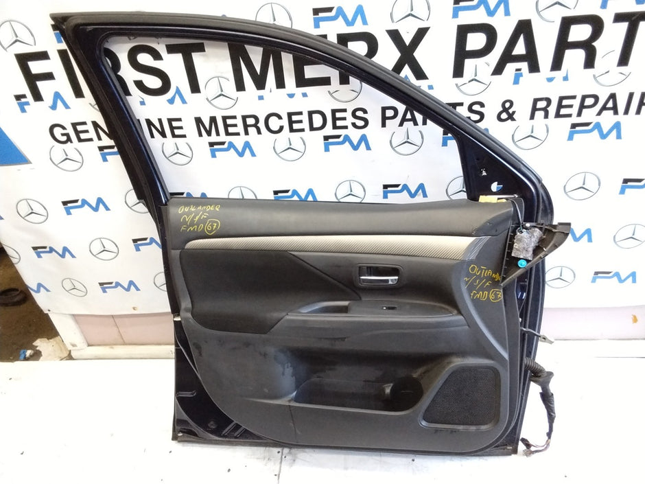MITSUBISH OUTLANDER PASSENGER SIDE FRONT DOOR N/S/F COMPLETE BLUE FMD67