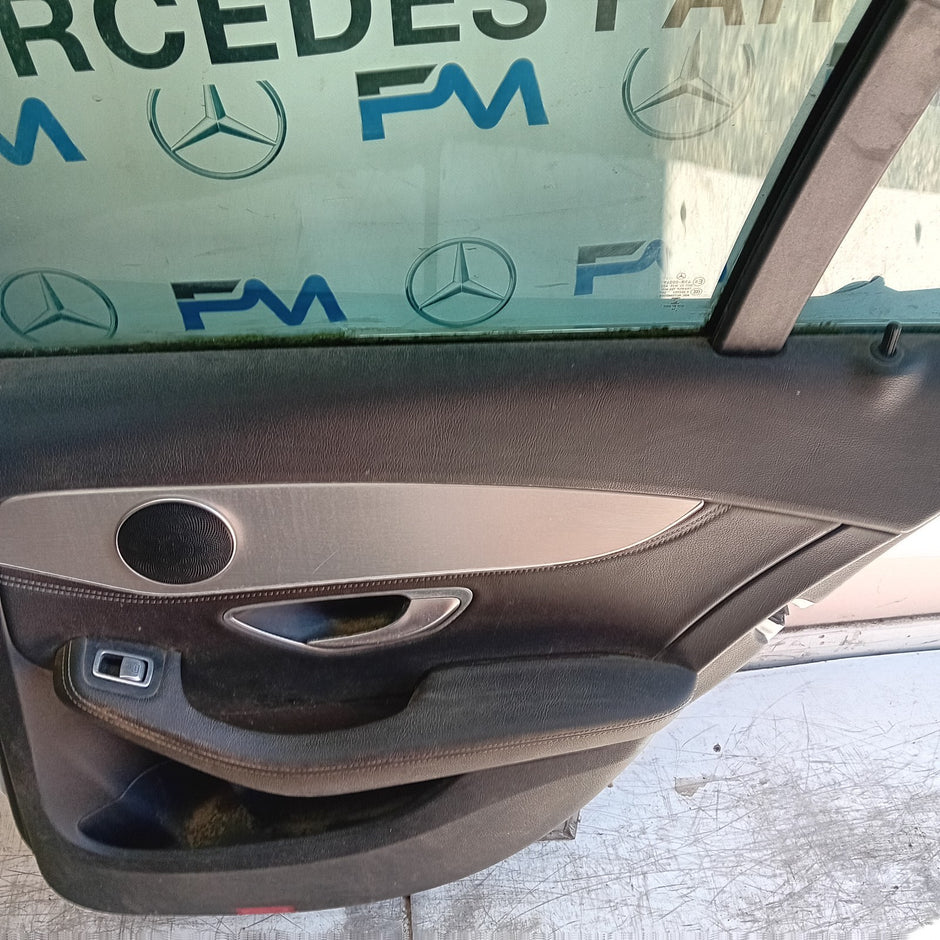 MERCEDES C-CLASS W205 SLN DRIVER REAR DOOR OSR 2014 ON COMPLETE FMD449
