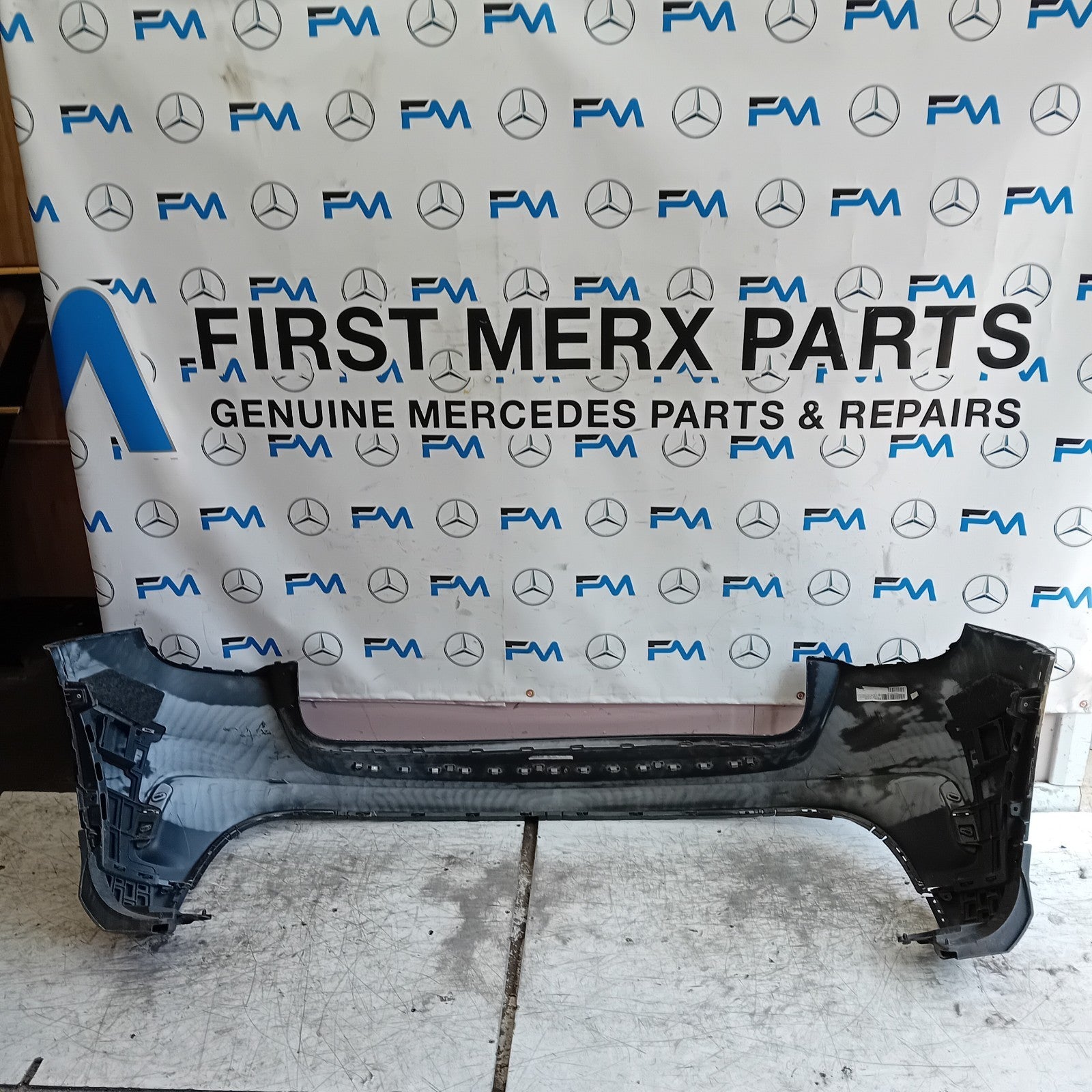 MERCEDES BENZ GLA X156 AMG REAR BUMPER BLACK 2014-19 A1568852425 FMX116