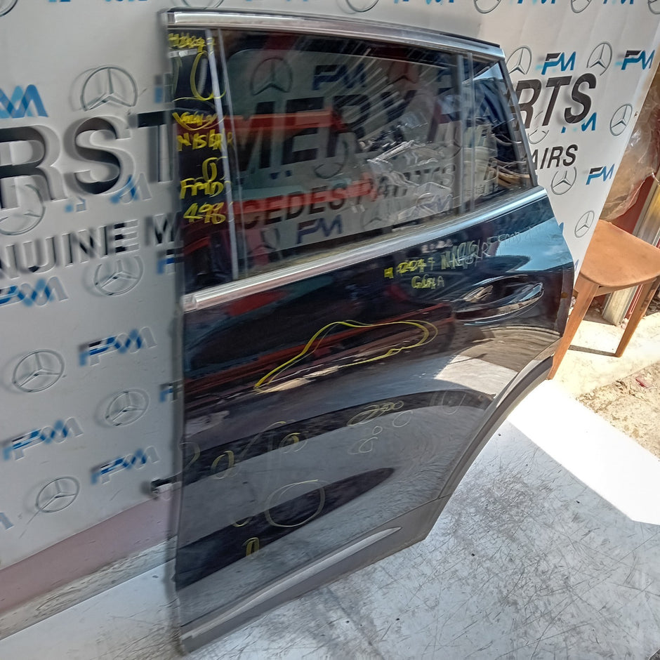 MEECEDES GLA H247 PASSENGER REAR DOOR NSR 2019 BLACK COMPLETE FMD496