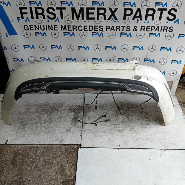 MERCEDES BENZ C-CLASS W205 SLN REAR BUMPER 2015 WHITE A2058850138 FMX54