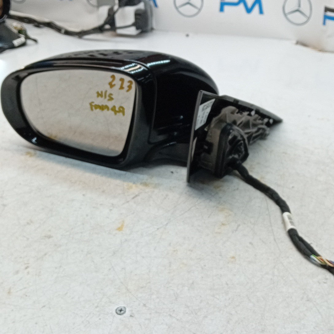 MERCEDES E-CLASS W213 PASSENGER SIDE WING MIRROR BLACK A2138102500 PL 2016 FMM49