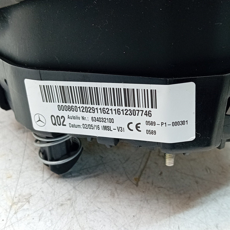 MERCEDES  E-CLASS W213 STEERING WHEEL AIRBAG DRIVER OS RIGHT Q02 FM001221