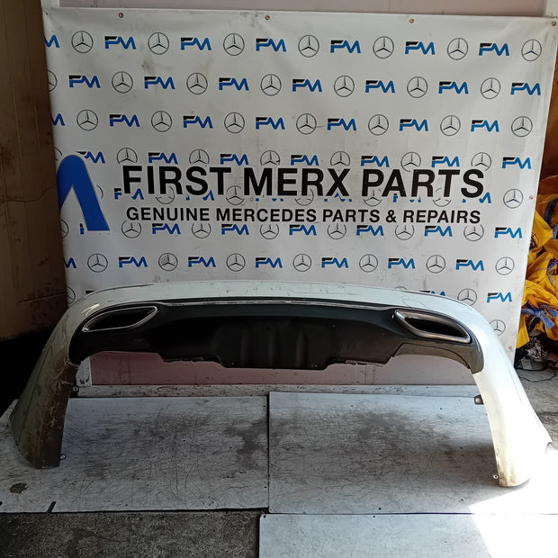MERCEDES BENZ E-CLASS W213 SLN REAR BUMPER A2138850022 2016 WHITE FMX171