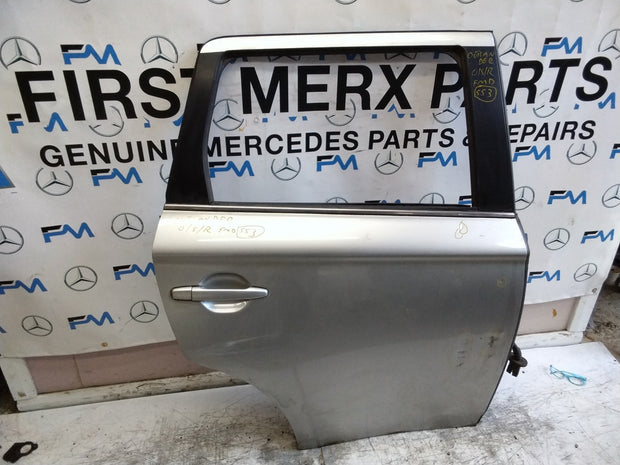 MITSUBISHI OUTLANDER DRIVER REAR DOOR OSR GREY COMPLETE FMD553