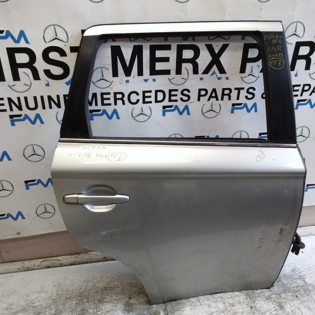MITSUBISHI OUTLANDER DRIVER REAR DOOR OSR GREY COMPLETE FMD553