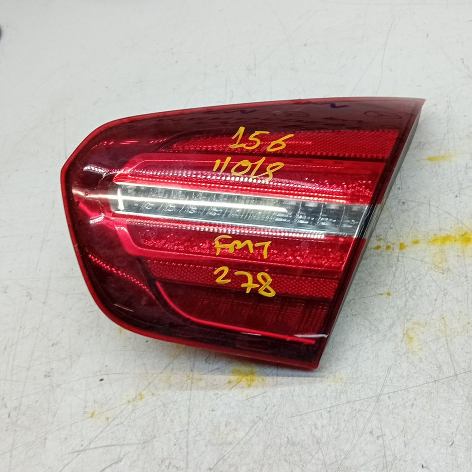 MERCEDES GLA X156 DRIVER RIGHT OS REAR INNER TAIL LIGHT A1569069000 2019 FMT278