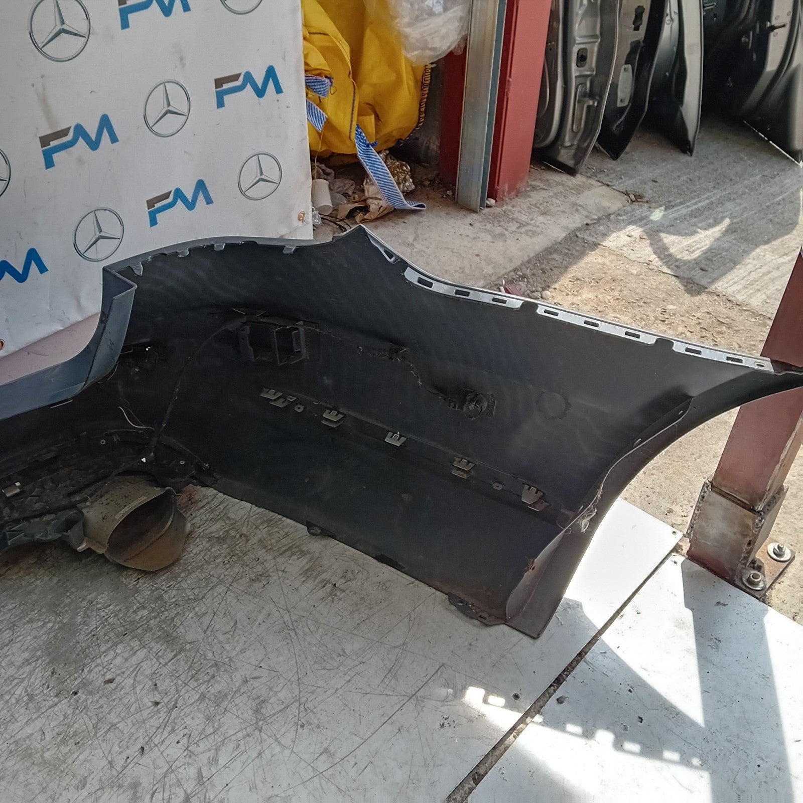 MERCEDES BENZ E-CLASS W212 REAR BUMPER GREY 2014 A2128854465 FMX127