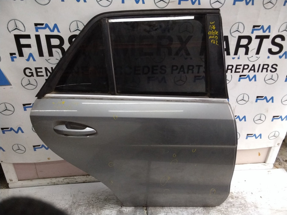 MERCEDES GLE W166  DRIVER REAR DOOR OSR GREY 2015- 2019 COMPLETE FMD562