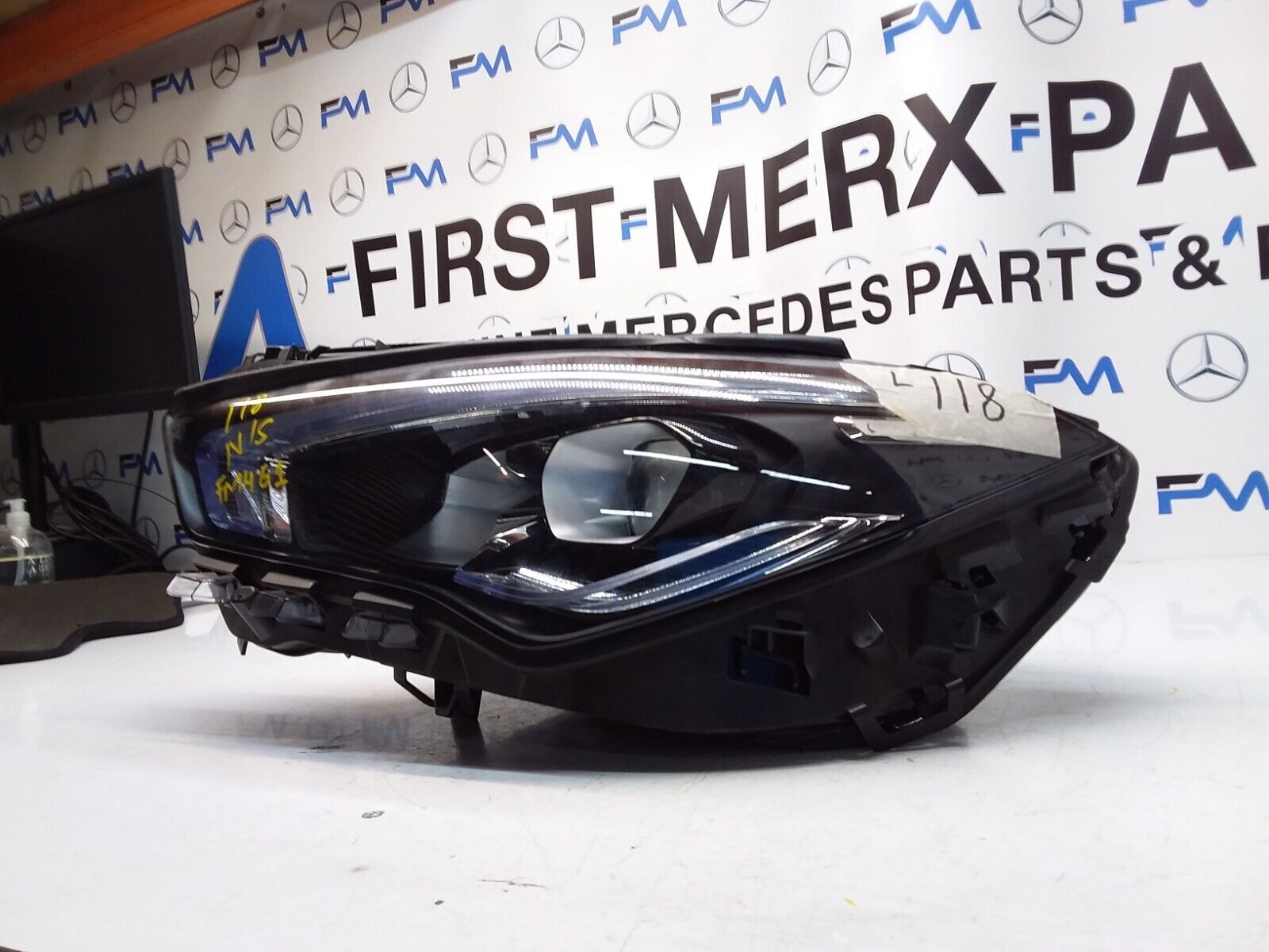 MERCEDES CLA W118 2020 LED HIGH PERFORMANCE HEADLIGHT LEFT N/S A1189062500 FMH61