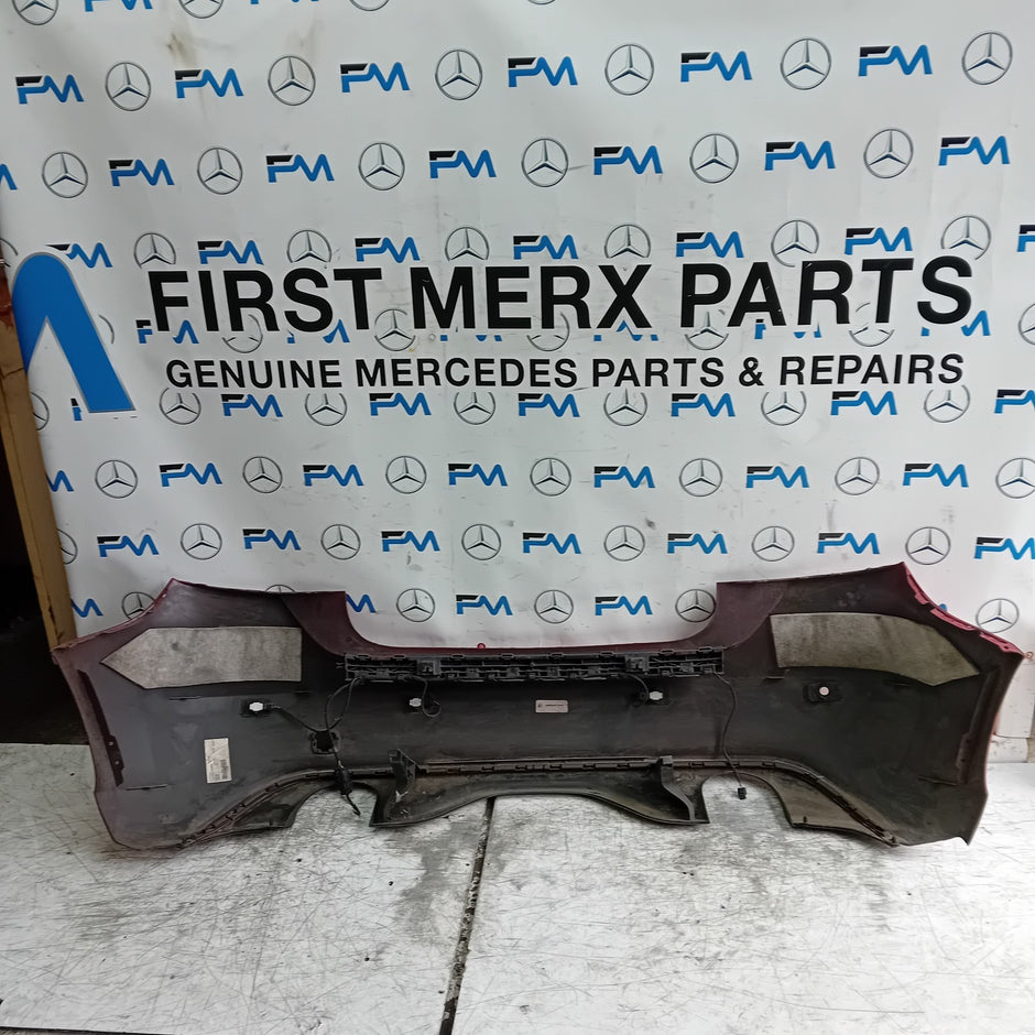 MERCEDES BENZ A-CLASS W176 REAR BUMPER 2012-18 A1768850125 RED  FMX29