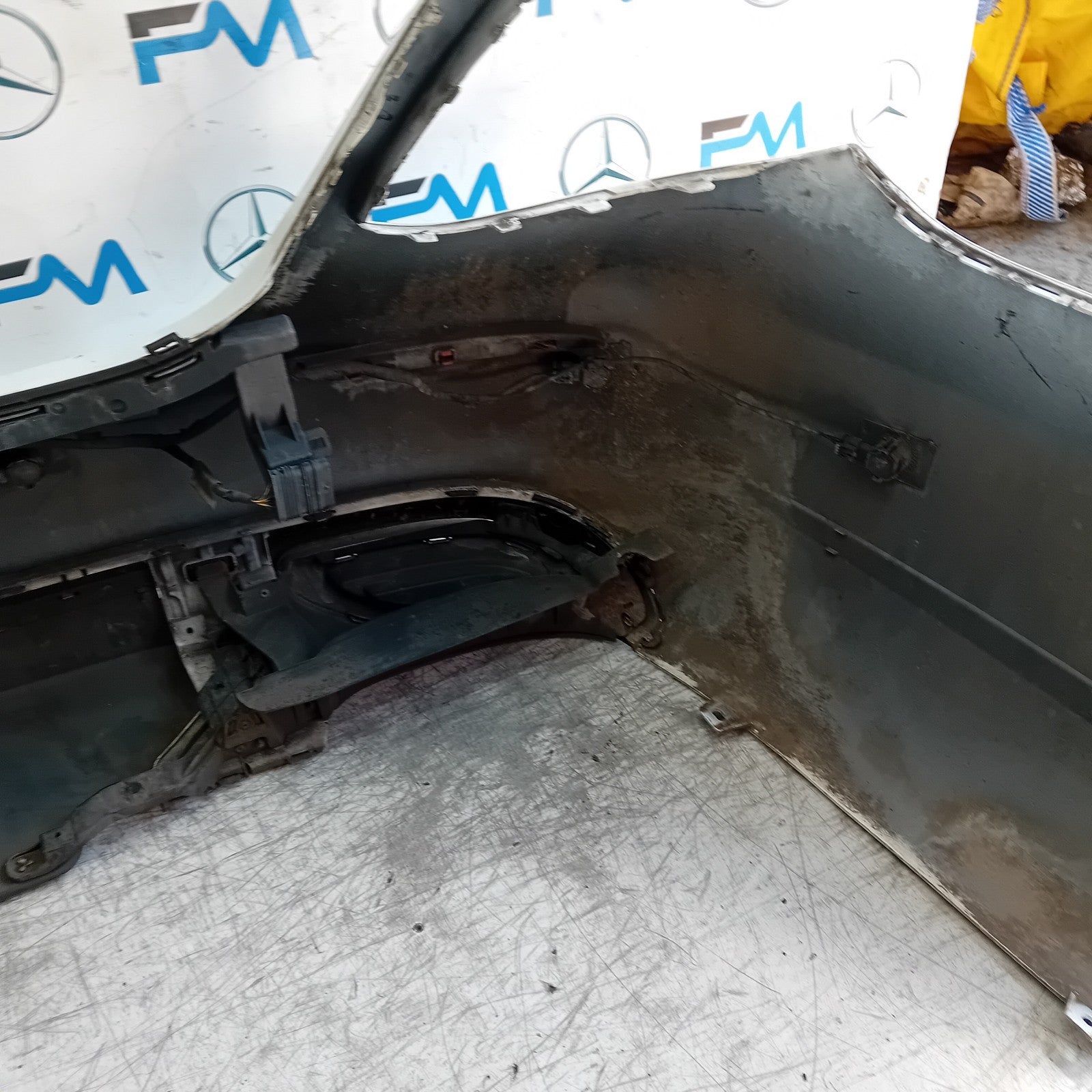 MERCEDES BENZ E-CLASS W213 SLN REAR BUMPER A2138850022 2016 WHITE FMX171