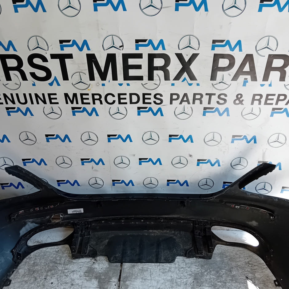 MERCEDES E-CLASS W213 SALOON REAR BUMPER 2016 A2138850025 BLACK COMPLETE FMX101