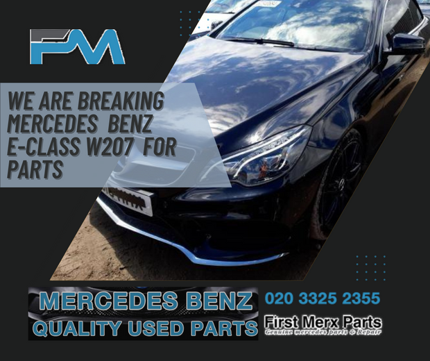 MERCEDES BENZ E-CLASS W207 / AIR BAGS ( STEERING WHEEL, KNEE, ROOF )