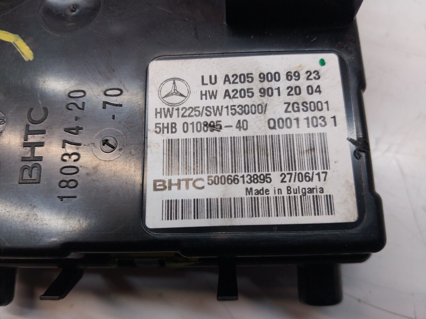 MERCEDES C GLC W205 W253 AIR CONDITIONING CONTROL MODULE A2059009230 FM00264