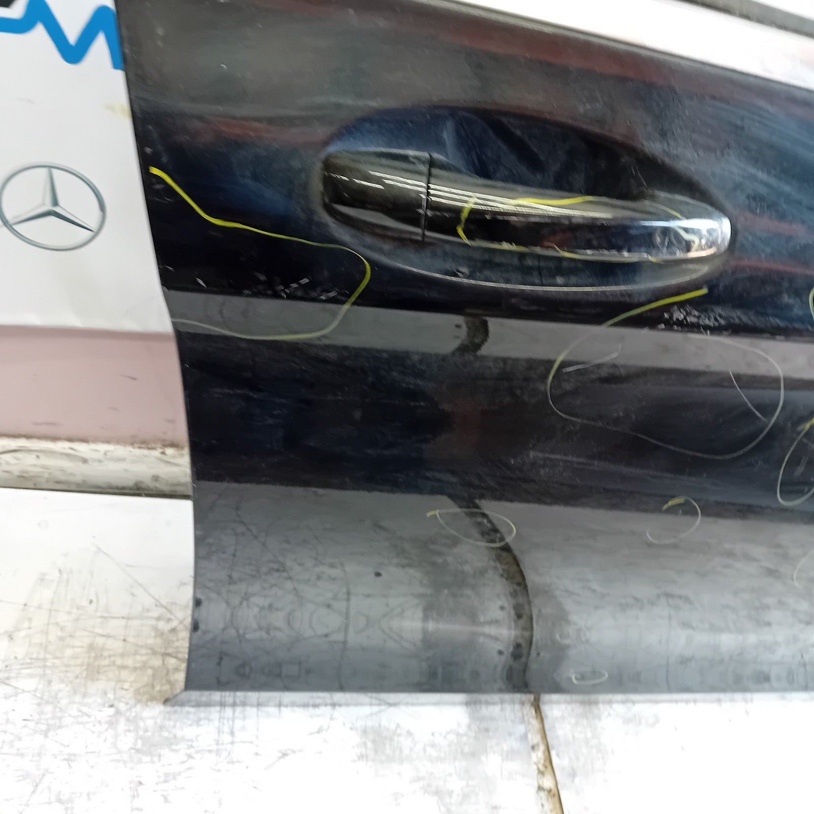 MERCEDES BENZ C-CLASS W205 SLN DRIVER FRONT DOOR OSF BLACK 2014 ON FMD469