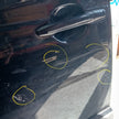MITSUBISHI OUTLANDER MK3 PASSENGER SIDE FRONT DOOR BLACK 2013 FMD174