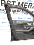 MERCEDES BENZ C-CLASS W205 PASSENGER SIDE FRONT DOOR N/S/F COMPLETE BLACK FMD79