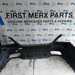 MERCEDES E-CLASS W213 SALOON REAR BUMPER BLACK 2016 A2138850001 FMX78 (DAMAGE)