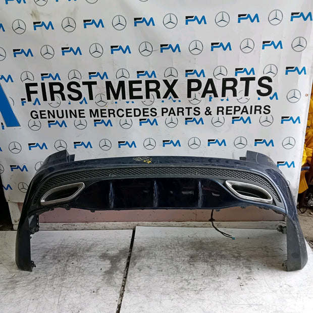 MERCEDES C-CLASS S205 EST REAR BUMPER 2014 BLUE  A2058856238 COMPLETE FMX39