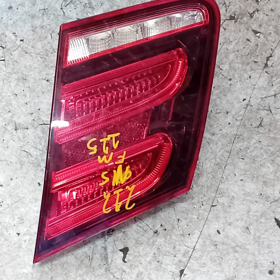 MERCEDES E-CLASS SALOON W212  REAR  PASSENGER SIDE INNER TAIL LIGHT