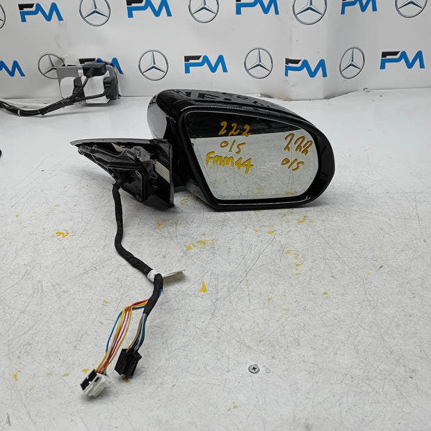 MERCEDES S-CLASS W222 DRIVER SIDE WING MIRROR BROWN A2228101601 PL FMM44