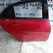 MERCEDES BENZ  A-CLASS W176 DRIVER REAR DOOR OSR RED 2012-18 COMPLETE FMD257