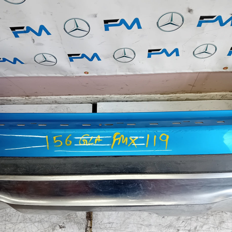 MERCEDES BENZ GLA X156 REAR BUMPER BLUE 2014-19 A1568852425 FMX119